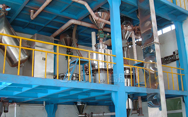 合金粉筛分现场