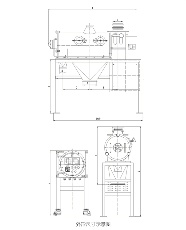 防爆气流筛技术参数