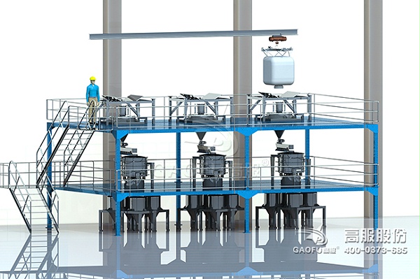 供料系统案例3D图