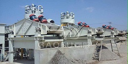 陕西榆林某洗砂厂用17yy经典小游戏
脱水筛将砂子和泥水分离