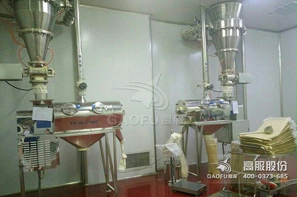 卧式气流筛客户现场