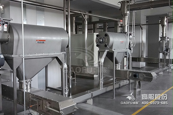 卧式气流筛客户现场