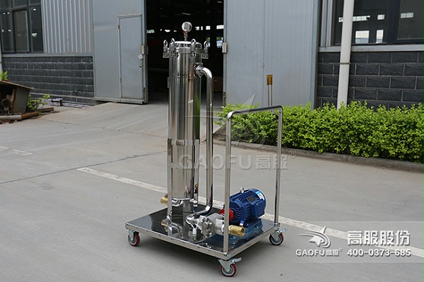 移动过滤机实景