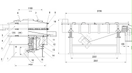 振动筛图纸结构图原理图