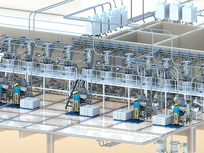 供料系统案例3D图