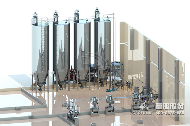 供料系统案例3D图