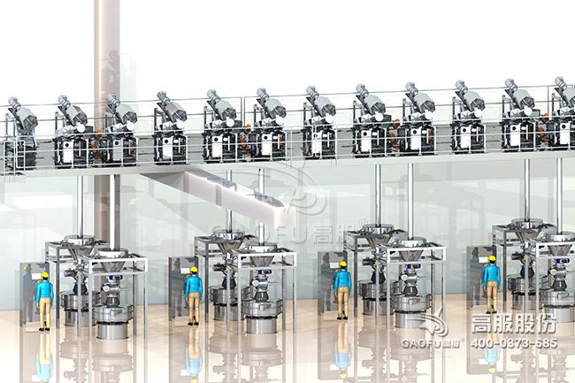 供料系统案例3D图