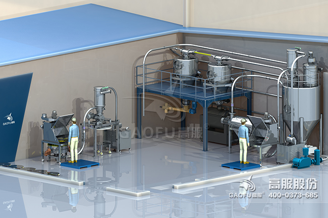 供料系统案例3D图