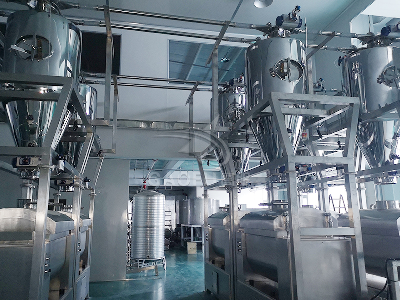 馍干输粉配料系统