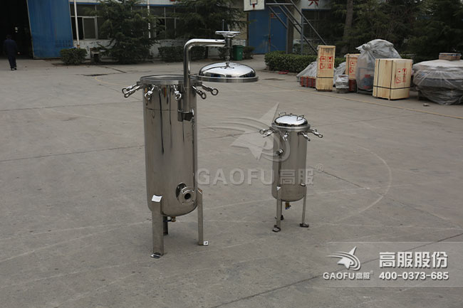 袋式过滤机实景